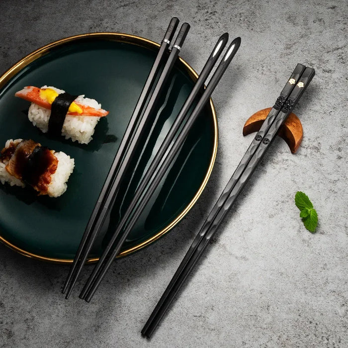 5 Pairs Reusable Chopsticks For Sushi Noodles And More