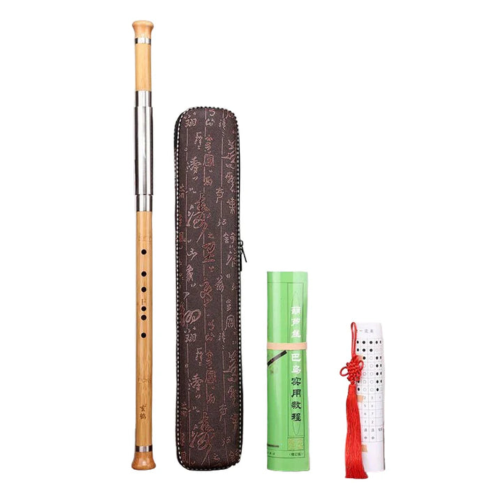 2 Section Bamboo Bawu Flute For Chinese Traditional Music
