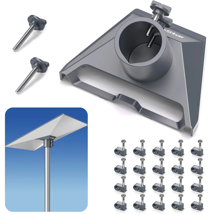 Aluminum Roof Mount For Starlink Gen 3 Dish Fixed Connector