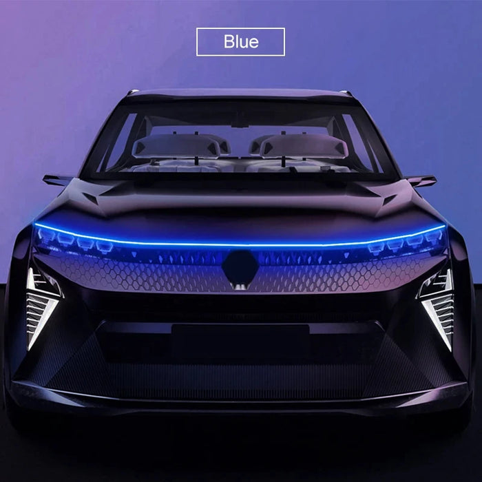 12V Led Car Hood Decorative Light Strip Waterproof Daytime Running Lamp