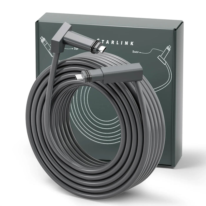 Waterproof Starlink Cable Extension 1200Mbps Transfer Rate