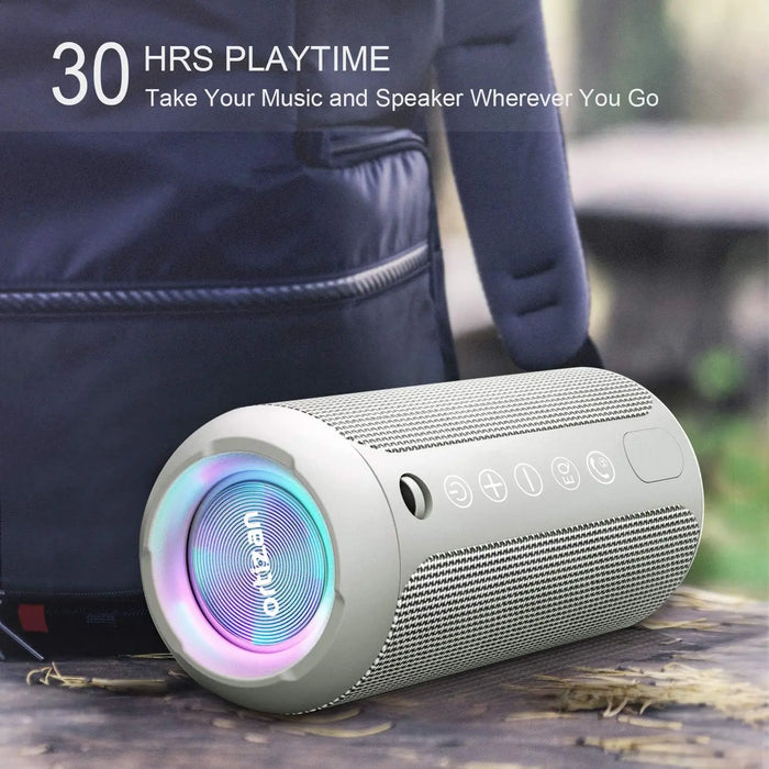 Portable Bluetooth Speaker With Enhanced Bass 30H Playtime