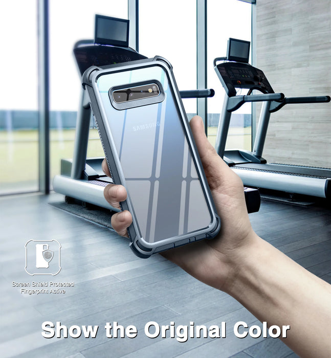 For Samsung Galaxy S10 6.1 Inch Heavy Duty Protection Hard Back Defender Protector Protective Shockproof Bumper Case