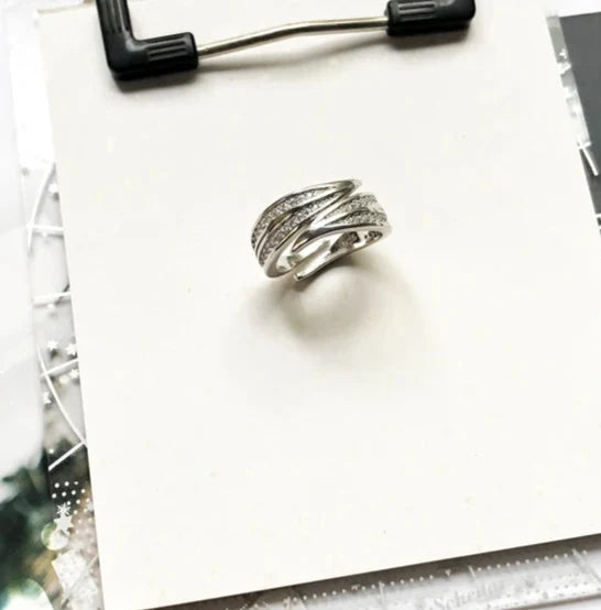 925 Sterling Silver European Style Ring With Leaves For Women