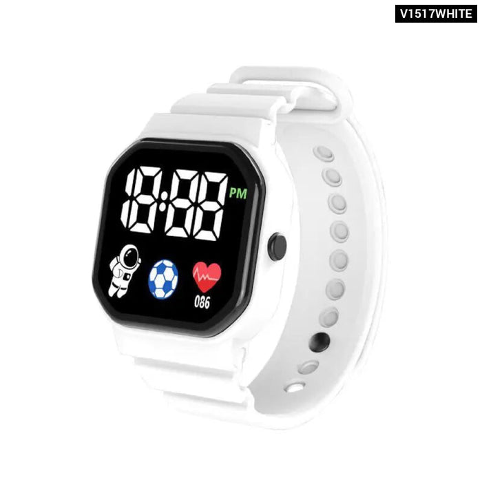 Square LED Digital Watch for Students