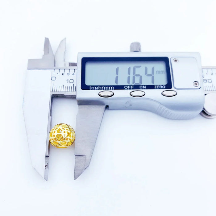 925 Sterling Silver Arabesque Charm Bead Ethnic Karma Jewelry Accessory