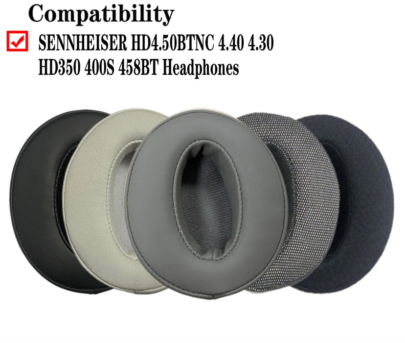 Pair of Sennheiser Hd4.50Btnc / 4.40 / 4.30 / Hd350 / 400S / 458Bt Headphone Ear Pads Replacement Cushions
