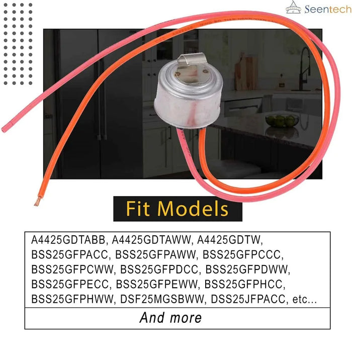 Wr50X10068 10028 10018 10017 10015 Refrigerator Defrost Thermostat Compatible With Ge & Hotpoint Refrigerators Replaces 1170024