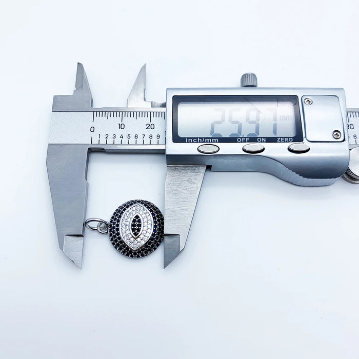 925 Sterling Silver Turkish Eye Pendant Fashion Jewelry For Women & Men