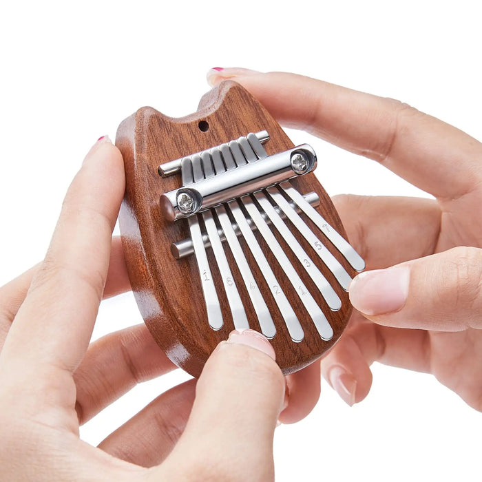 8 Key Mini Kalimba Thumb Piano Cute Gift Set For Kids