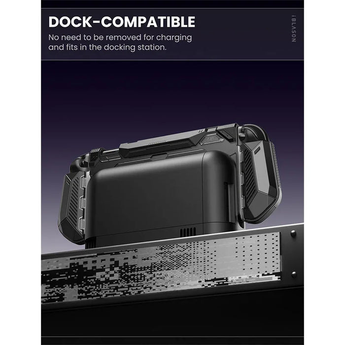 For Nintendo Switch 2 Case With Stand Matrix Dockable Comfortable Ergonomic Grip Protective Bumper Case