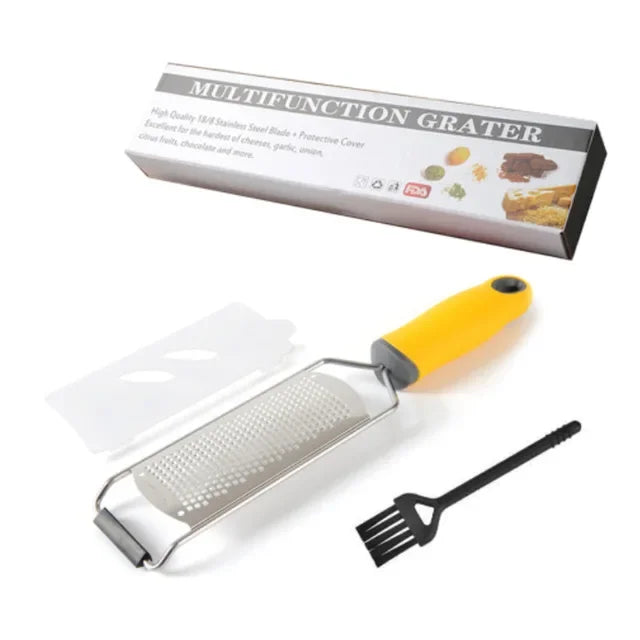 Stainless Steel Cheese Grater With Long Handle