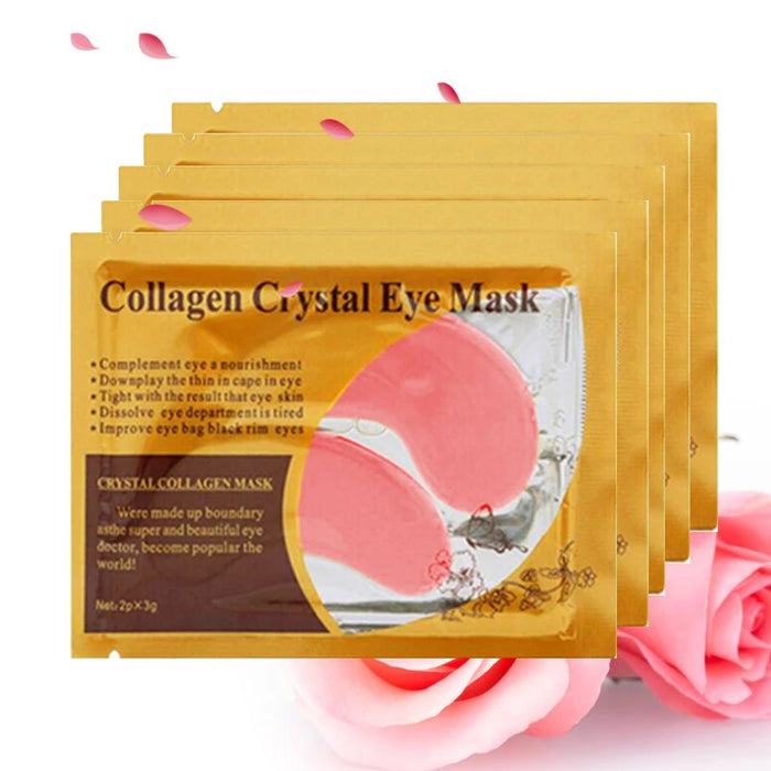 50 Pairs Gold Collagen Eye Mask For Dark Circles & Bags