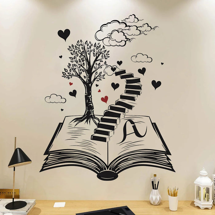 Fairy Tale Staircase Wall Stickers For Kids Room Decor