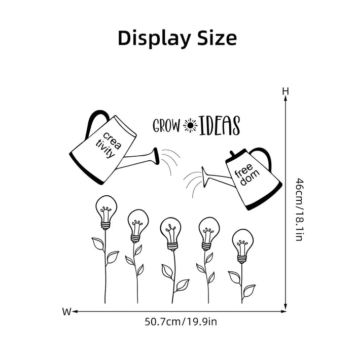 Flower Pattern Wall Stickers For Kids Room Decor