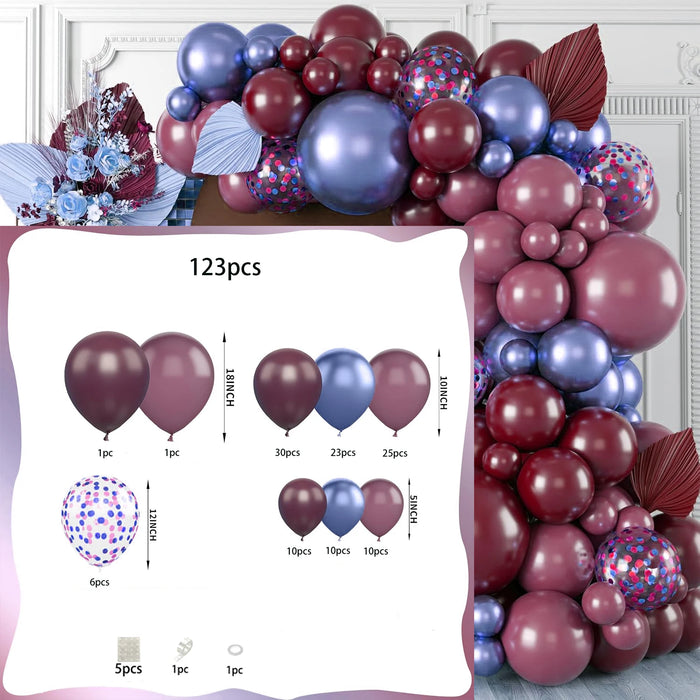 Multi-Coloured Balloon Arch Set For Birthdays Large Parties Etc Blue Red Green Purple And Many Other Balloons