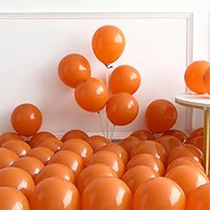 146 Pcs Orange Summer Arch Balloon Set Orange Tree Shaped Aluminum Film Balloon For Pool Party Birthday Party Etc
