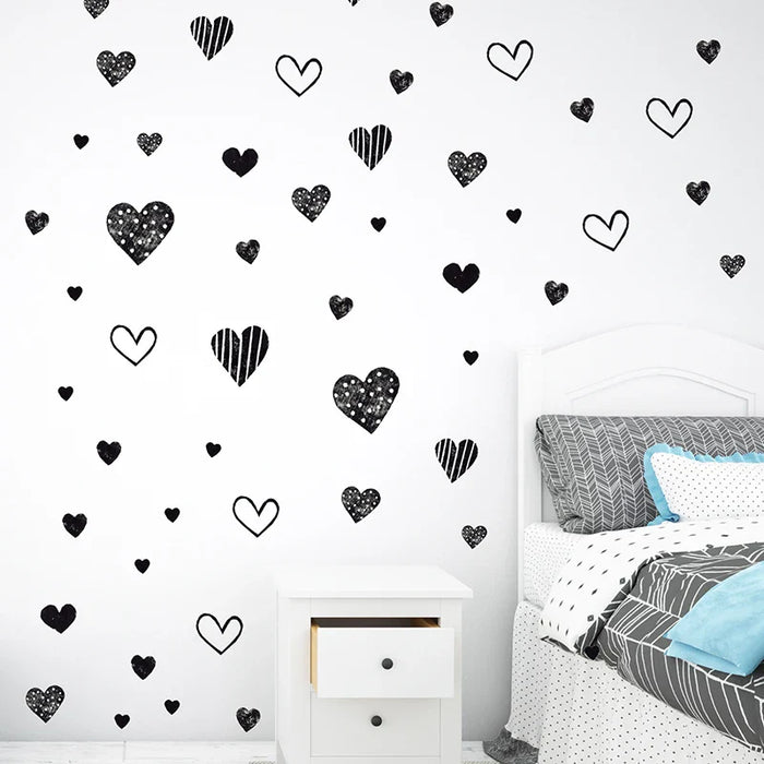 Modern Heart Wall Stickers For Home Decor