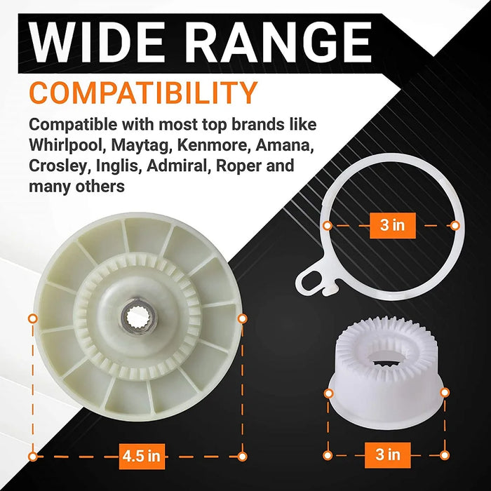 Splutch Cam Kit Compatible With Whirlpool & Kenmore Washers Ap5951296 W10006356 W10315818 W10006352 W10006382