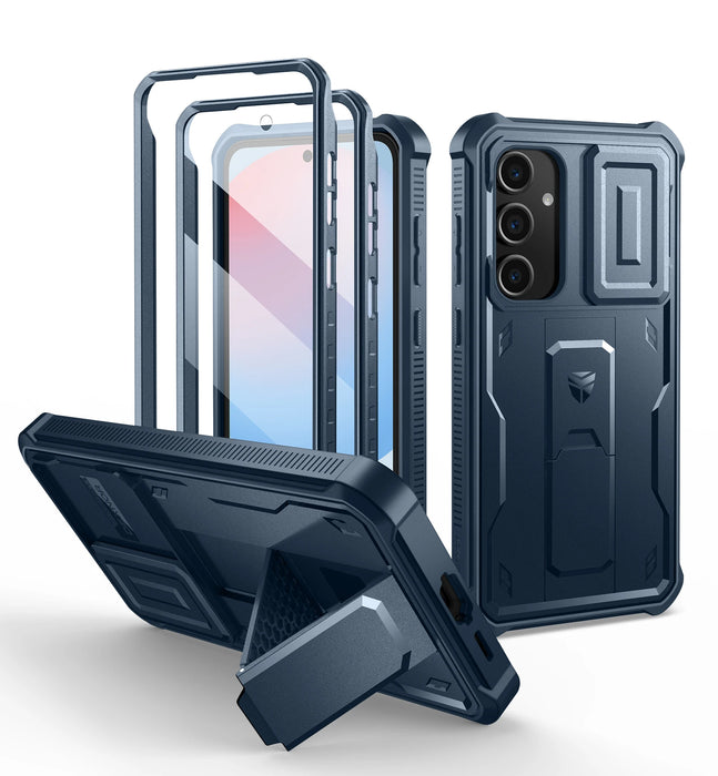 For Samsung Galaxy S24 Fe Full Body Heavy-Duty Rugged Case Built-In Screen Protector With Built-Inslide Camera Case
