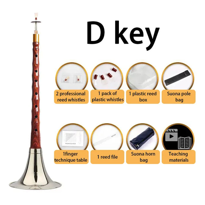 Handmade Suona Set For Traditional Wind Practice