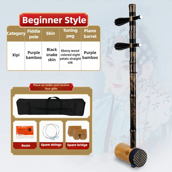 Professional 2 String Jinghu For Adult Beginners
