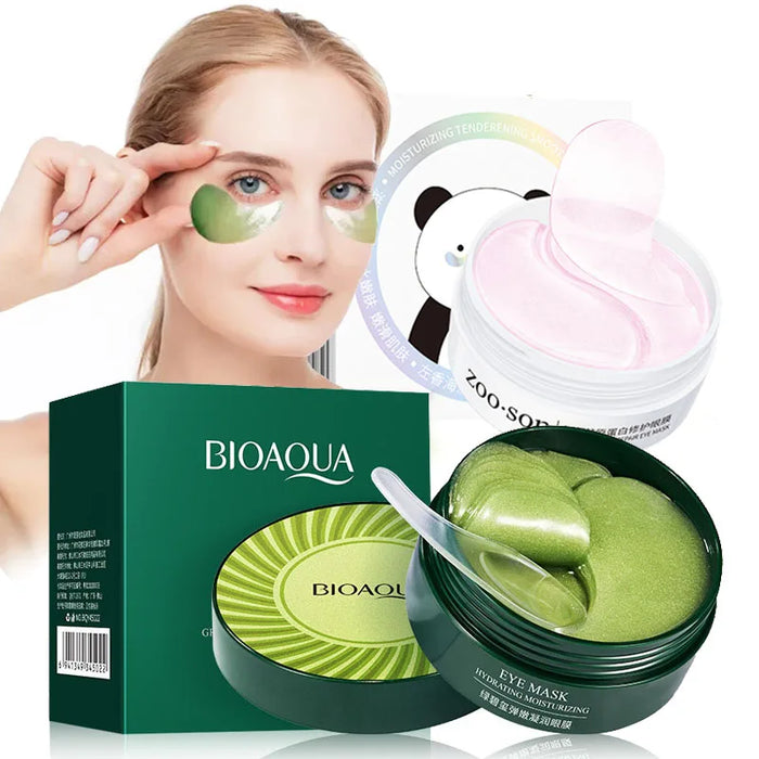 60 Piece Seaweed Collagen Eye Mask For Dark Circles & Bags