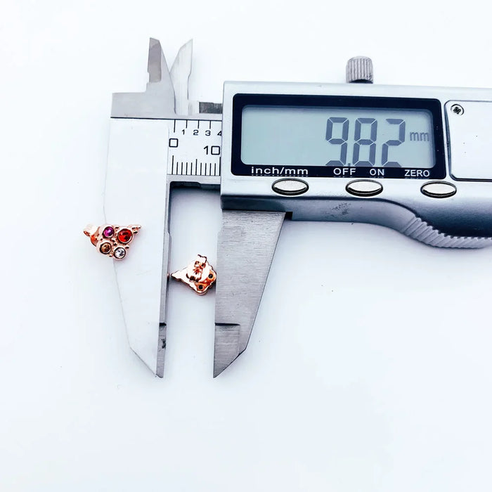 925 Sterling Silver Boho Chic Flower Studs For Women