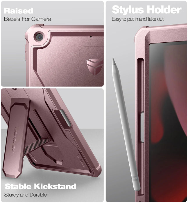 For Ipad 9Th / 8Th / 7Th Generation 10.2 Inch Heavy Duty Shockproof Full Body Protective Case Kickstand With Pen Holder