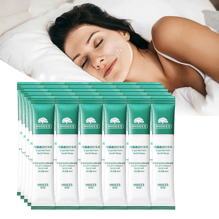 30 Piece Centella Collagen Sleeping Masks Anti Wrinkle Moisturizing