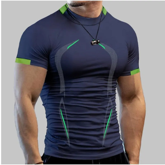Mens Compression Shirt for Fitness Training