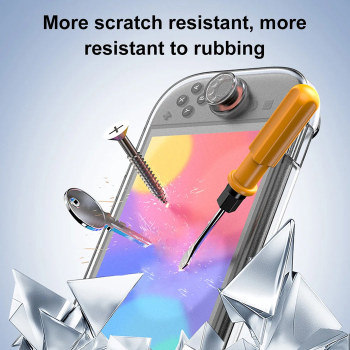 For Switch 2 Transparent Case Anti-Drop Console Handle Storage Box High Transparency Protective Case Console Shell For Switch 2