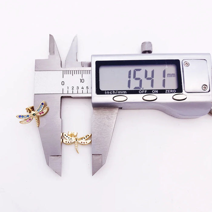 925 Sterling Silver Boho Dragonfly Studs For Women