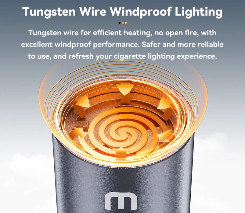 Typec Mini Cigarette Lighter Tungsten Wire Blowing Safety And Energy Saving Without Charging Can Be Carried On The Plane