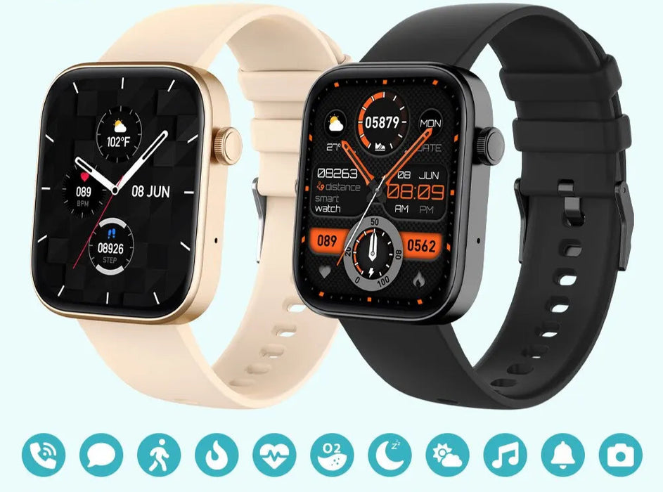 Unisex Ip68 Smartwatch With Voice Calling & Health Monitoring