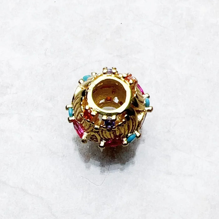 925 Sterling Silver Bohemian Golden Butterfly Bead Charm For European Bracelets