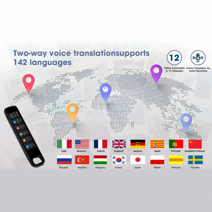 X10B Point Reading Translation Pen 142 Language Read Scan Online / Offline Voice Translation Pen Mutual Translation Dictionary Pen