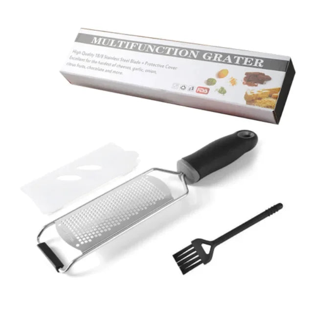 Stainless Steel Cheese Grater With Long Handle
