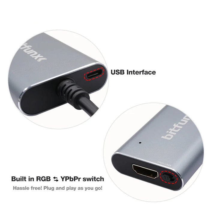 For Ps2 Ps1 To Hdmi Converter With Rgb To Ypbpr Switch