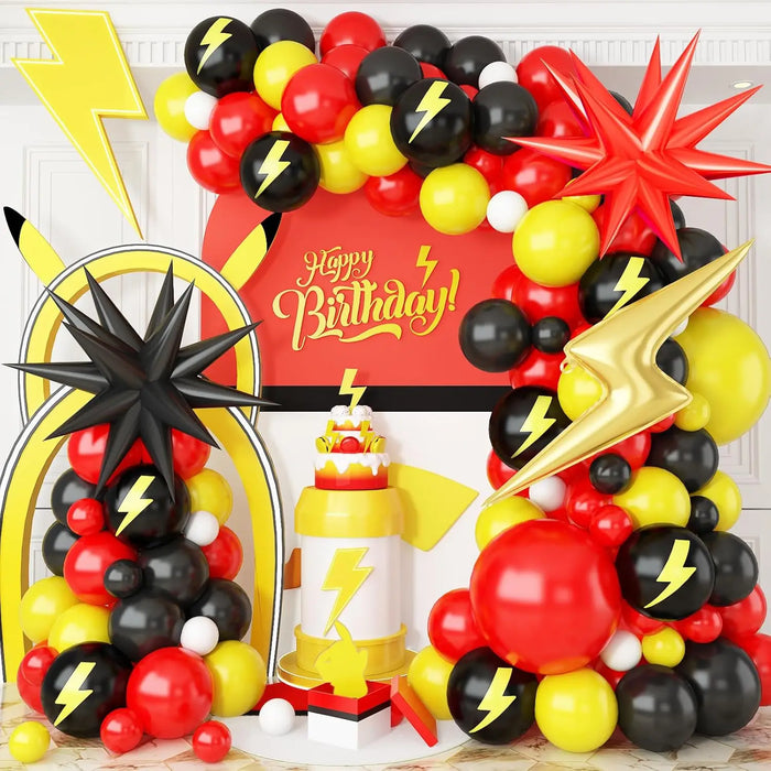 Summer Tropical Balloon Arch Set Rainbow Balloon Garland Set Perfect For Hawaiian Pool Party Decorations