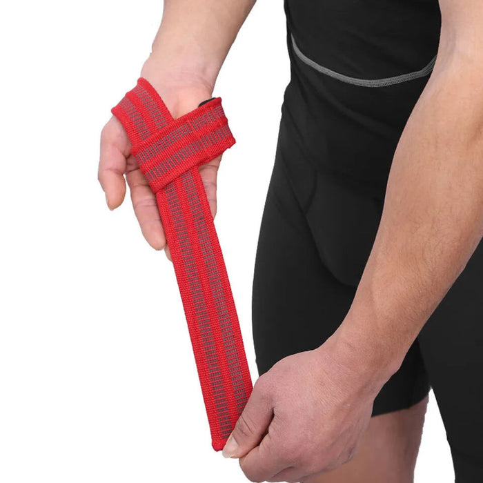 Pair of Adjustable Anti Skid Dumbbell Straps Fitness Wrist Support