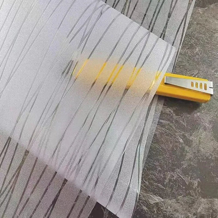 Privacy Film For Windows - Non-Adhesive Removable Uv Protection