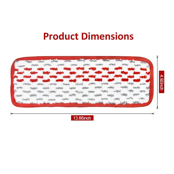 2 Pieces Microfiber Detachable Mop Head Pad Replacement With O-Cedar Promist Strong Water Absorption