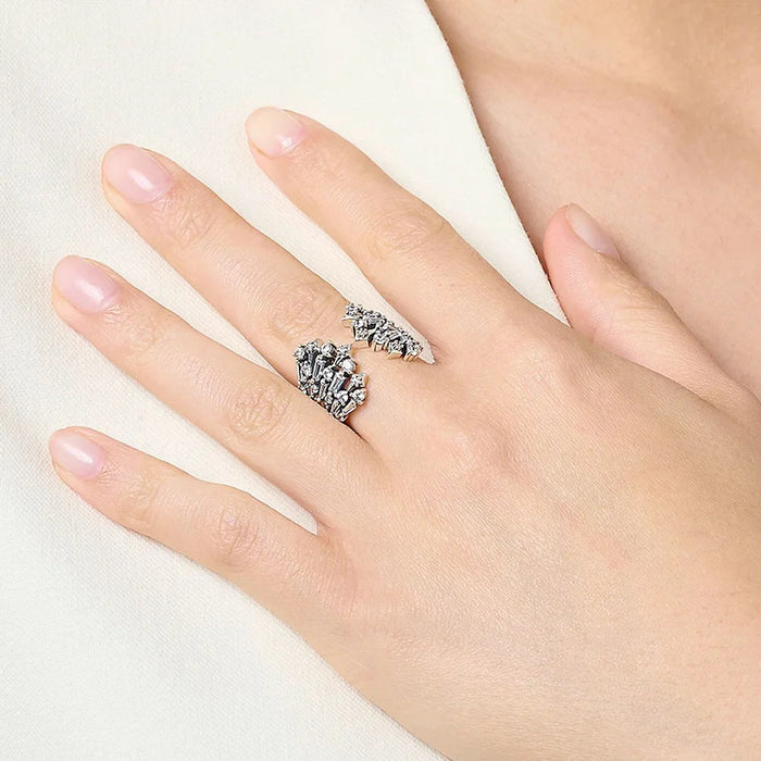 925 Sterling Silver Sun Ring Europe Fine Jewelry For Women