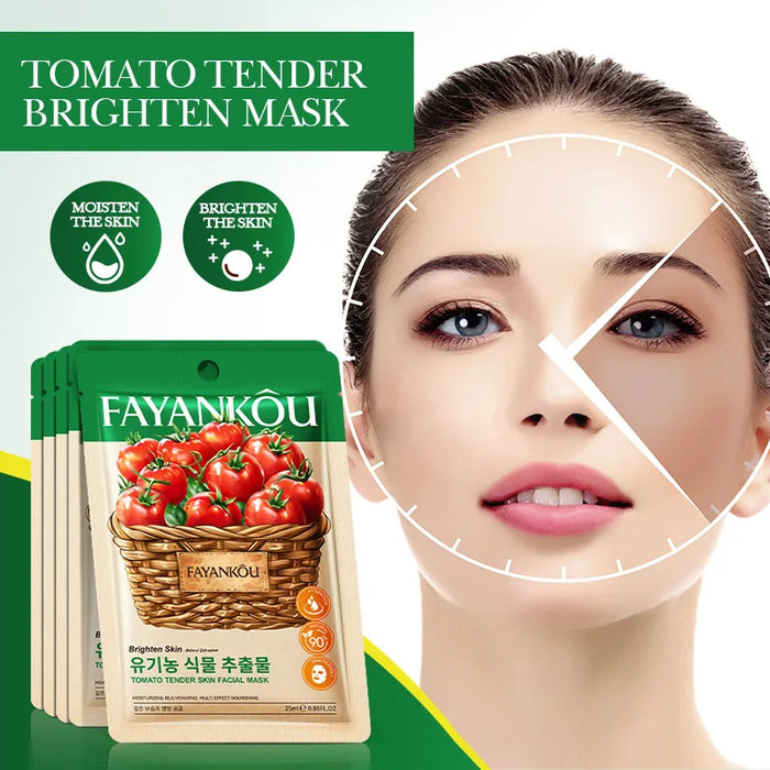 8 Piece Fayankou Fruit Face Masks Hydrating & Anti Aging