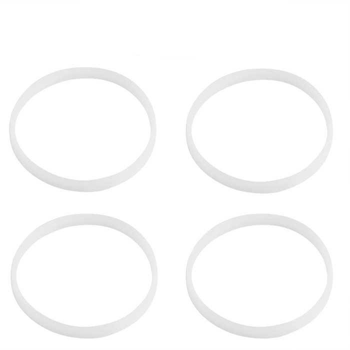 4 Pieces Replacement Parts Rubber Gasket Sealing White O-Ring Compatible With Ninja 1000W Blender