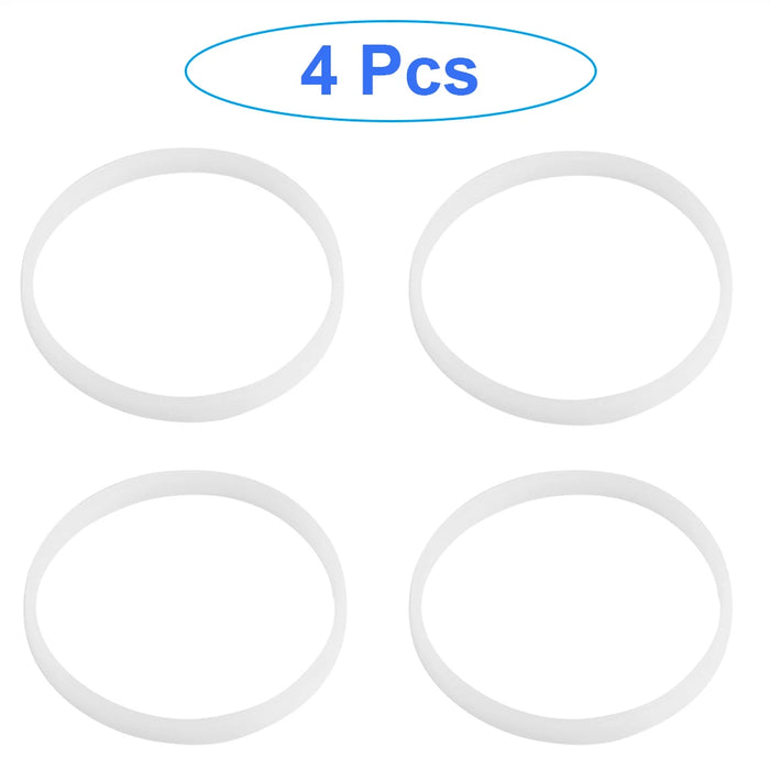 4 Pieces Replacement Parts Rubber Gasket Sealing White O-Ring Compatible With Ninja 1000W Blender