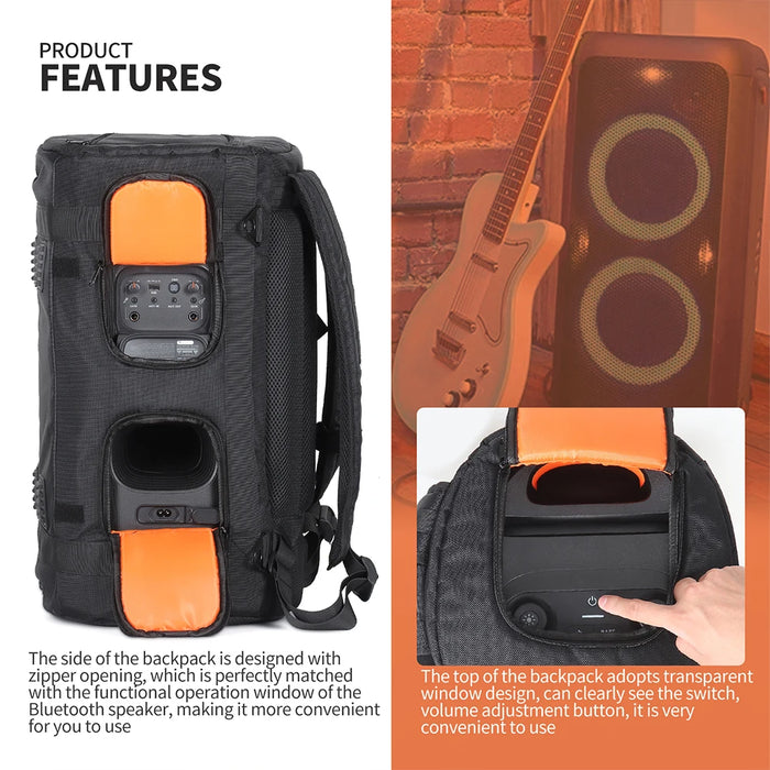 Speaker Shoulder Bags Large Capacity Speaker Protection Case Storage Bag Bluetooth Speaker Storage Backpack For Jbl Partybox 110