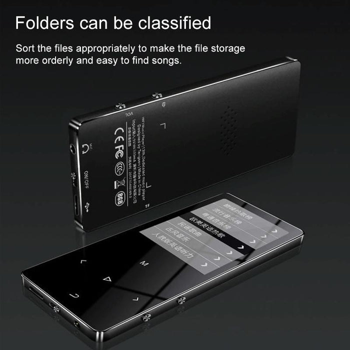 1.8 Inch Metal Bluetooth Mp3 / Mp4 Player With Touch Screen 8Gb