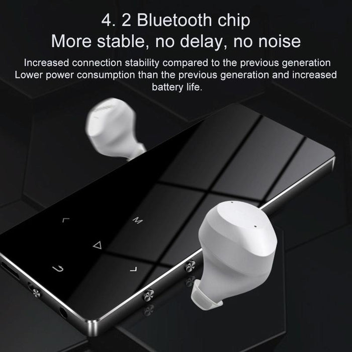 1.8 Inch Metal Bluetooth Mp3 / Mp4 Player With Touch Screen 8Gb